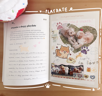 MyPawPrints - Dog Keepsake, Activity Book and Album